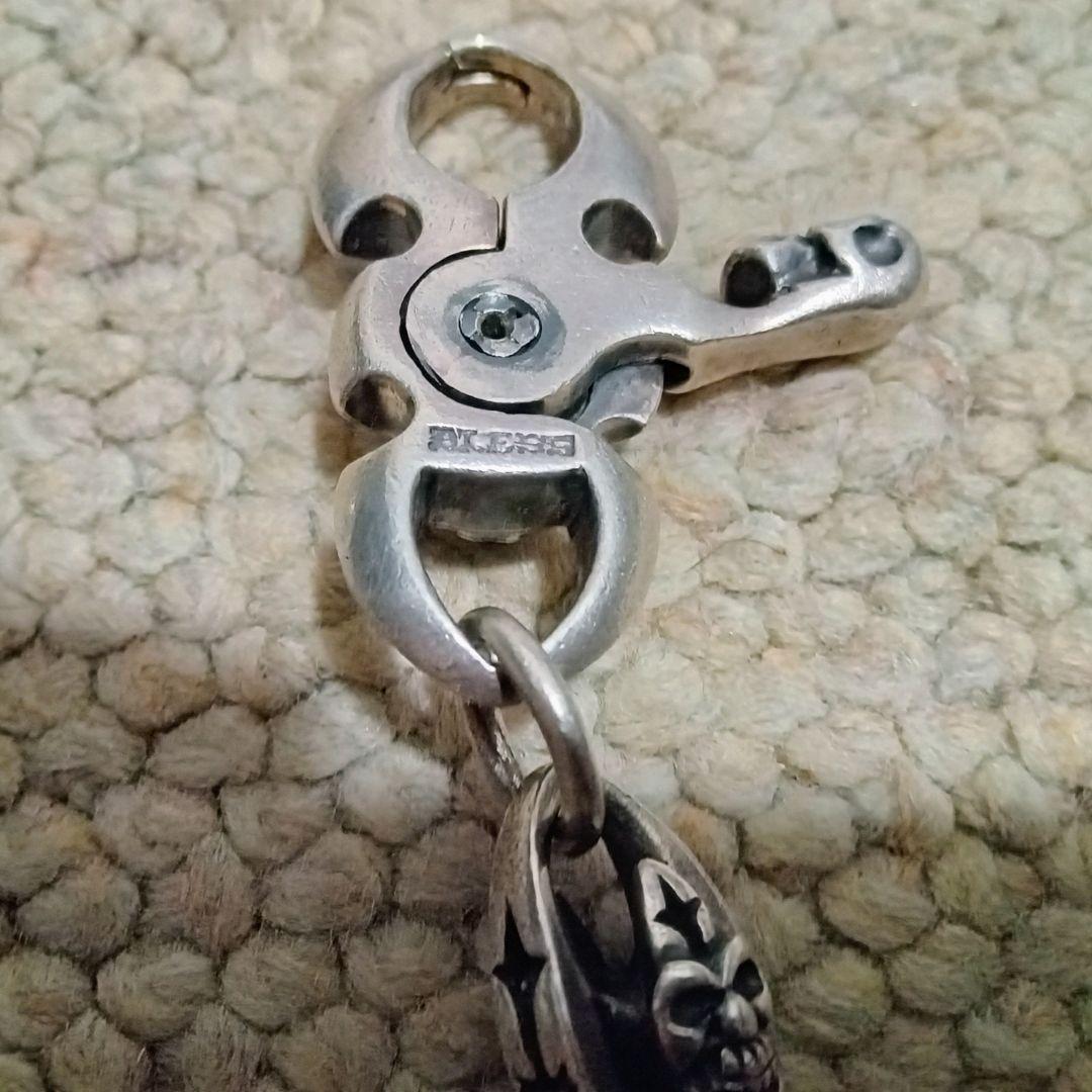 スカルデザイン ウォレットチェーン 280g