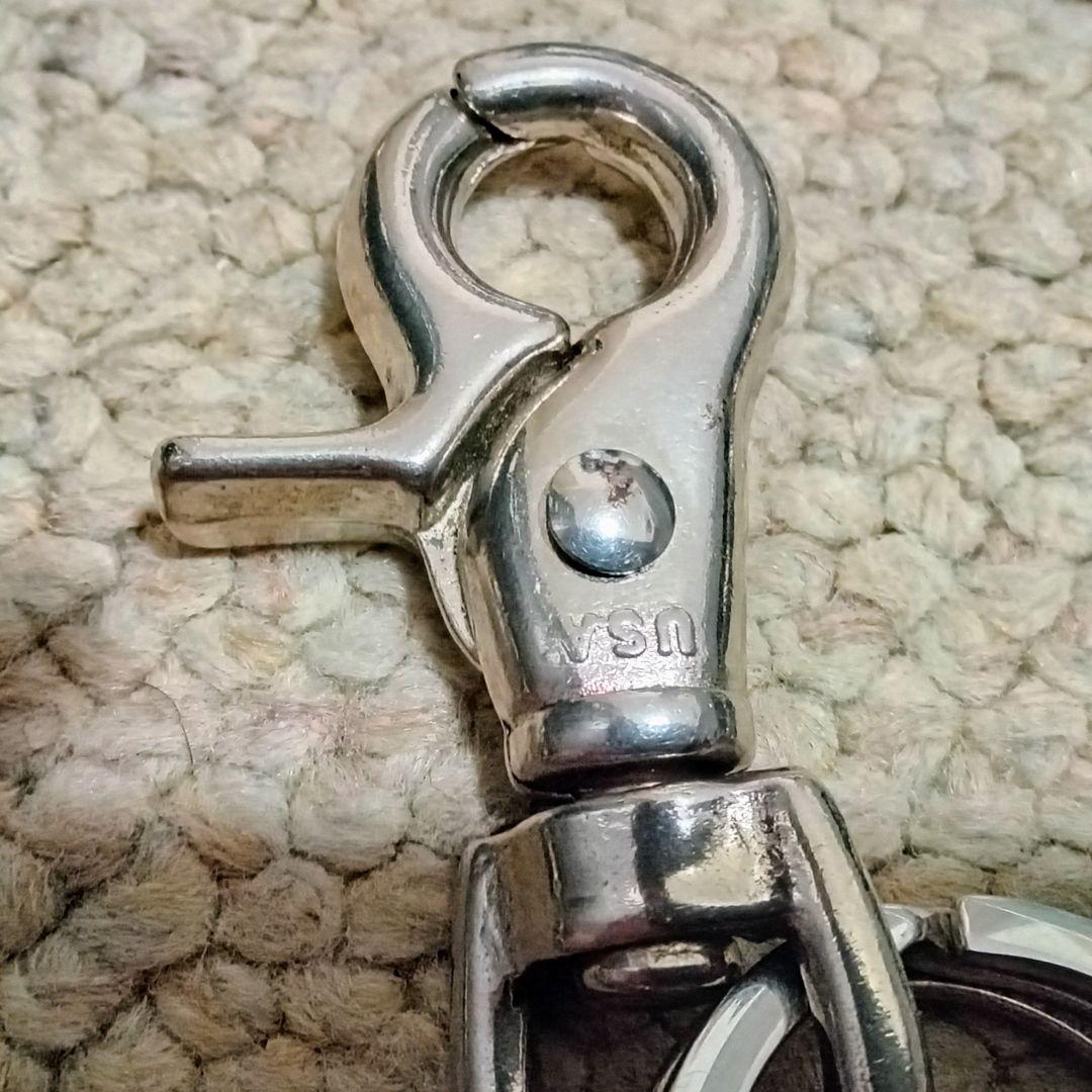 スカルデザイン ウォレットチェーン 280g