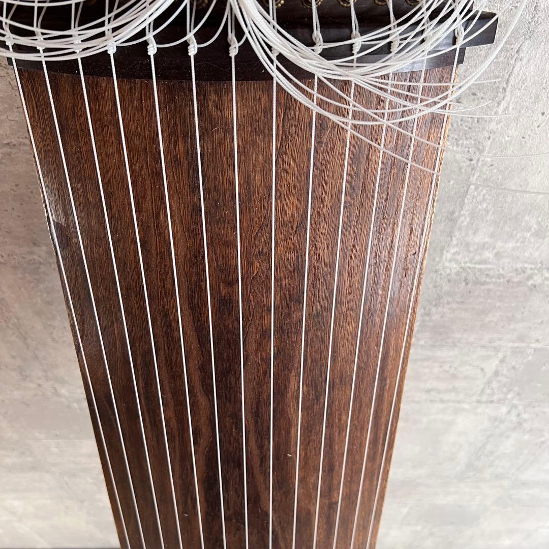 琴 13弦 すだれ彫 初心者 琴柱 カバー付属