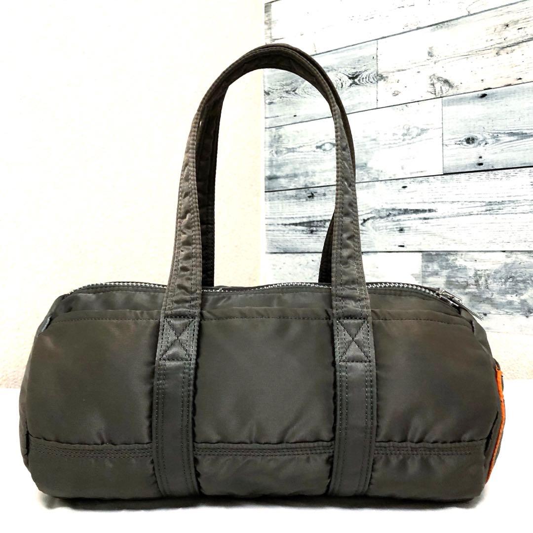 人気✨美品 ポーター タンカー ダッフル ドラム ミニボストンバッグS グレー