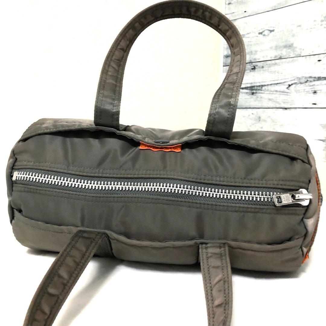 人気✨美品 ポーター タンカー ダッフル ドラム ミニボストンバッグS グレー