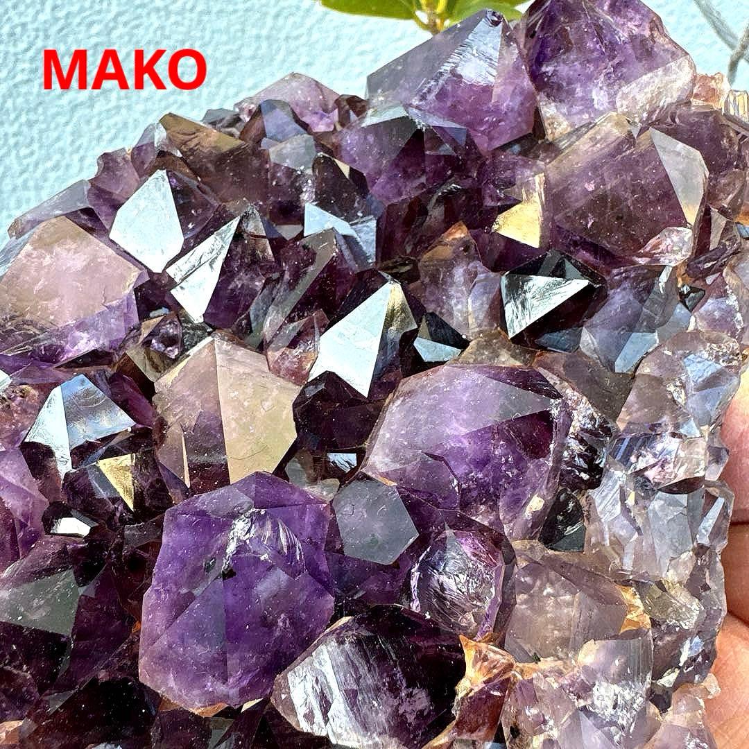 M1889☆アメジストクラスター1.5Kg☆ブラジル産☆天然石☆N60106-B