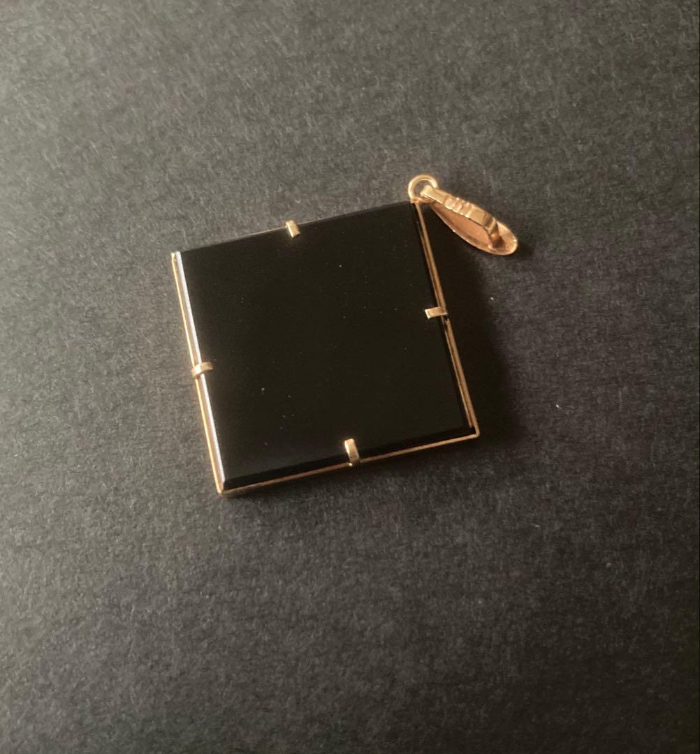 モザイクオパールオニキス　ペンダントトップ 18K製　未使用　❤︎