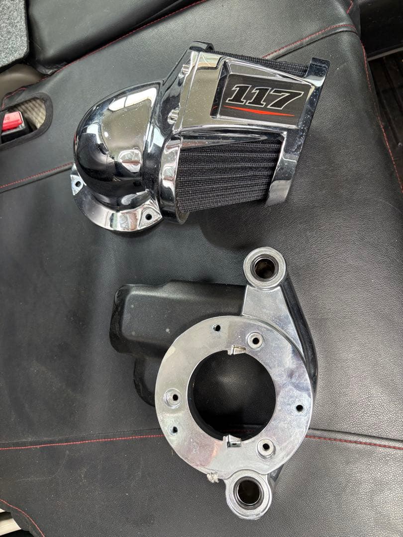 117 エアクリーナー クローム仕上げ