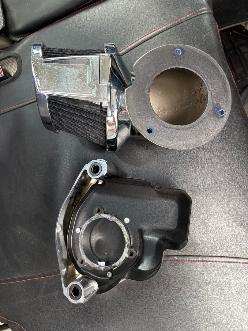 117 エアクリーナー クローム仕上げ