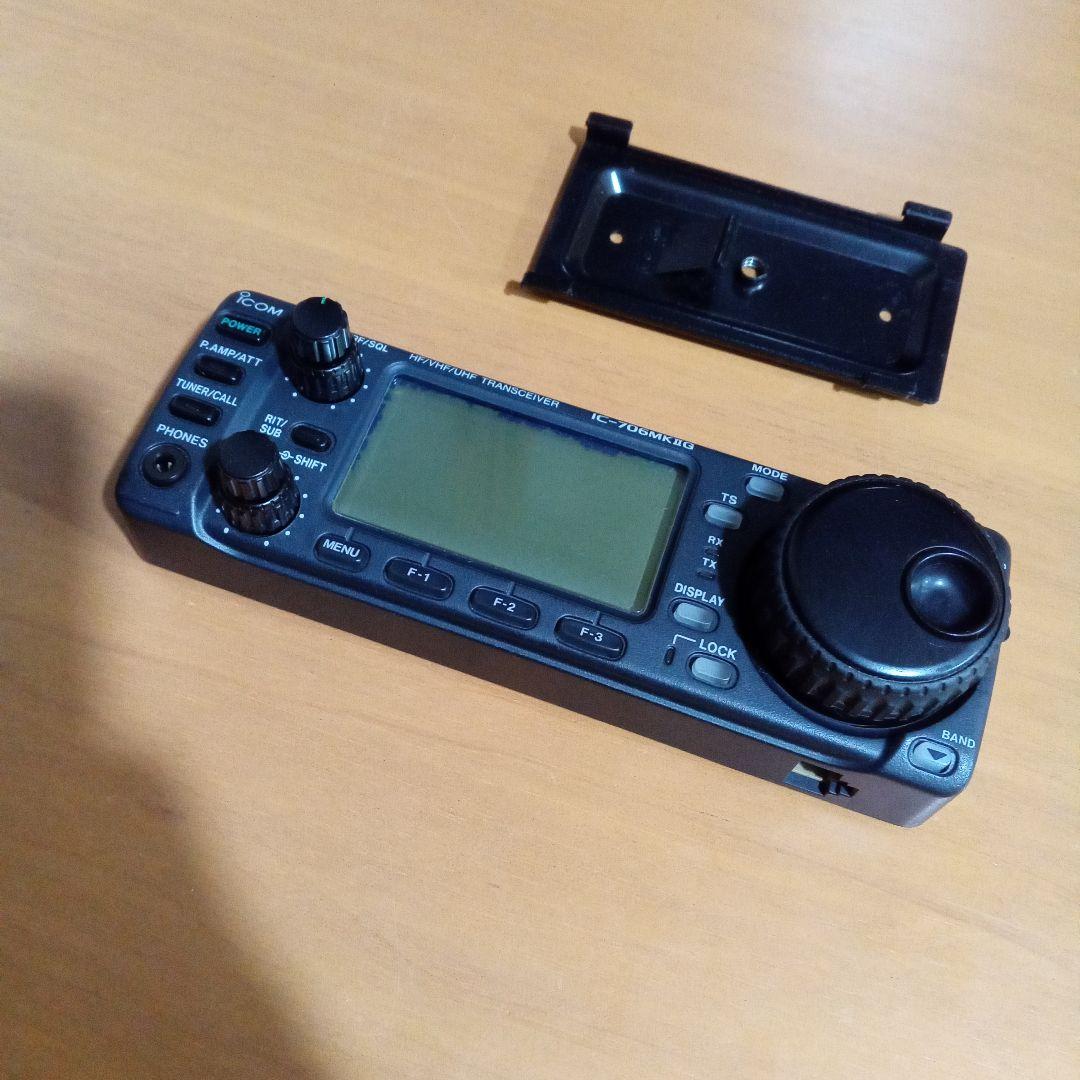 Icom IC-706MK2G 操作パネル と セパレート用ステー 動作未確認