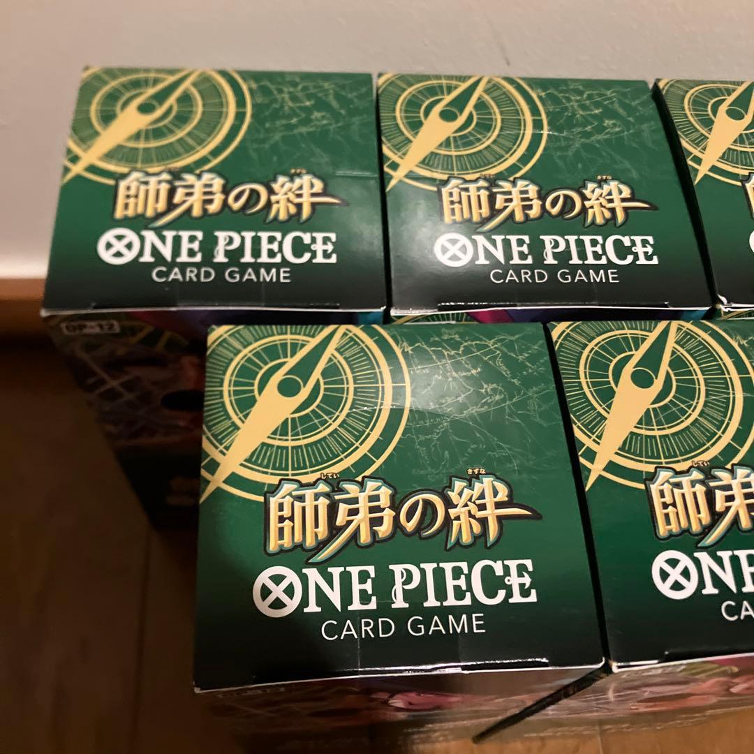 ワンピースカード　師弟の絆　未開封　テープ付き5box