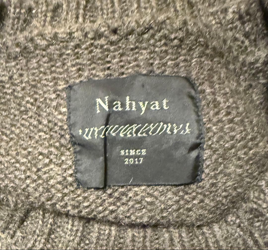 Nahyat wegenk別注n-040 ３Gセーター ダークブラウン