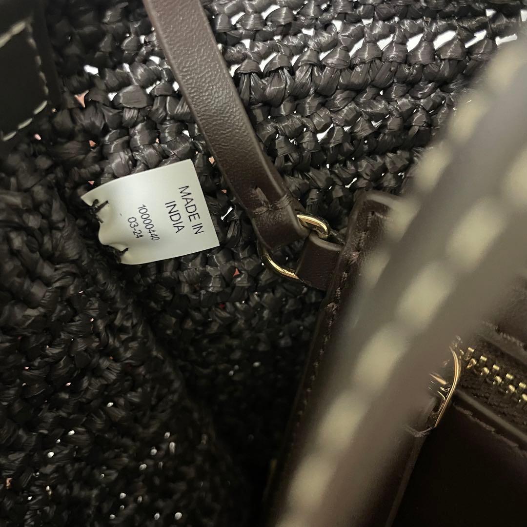 トリーバーチ ラフィアかごバッグ トートバッグ ショルダーバッグ