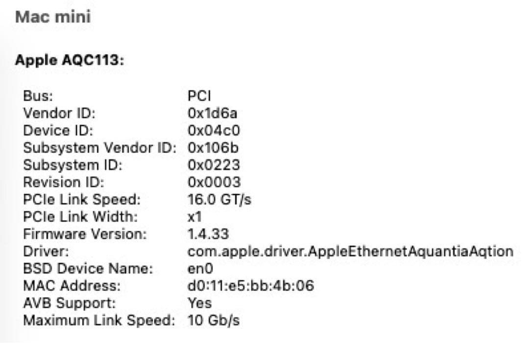 Apple Mac mini M4 24GB 512GB 10GbE 保証付