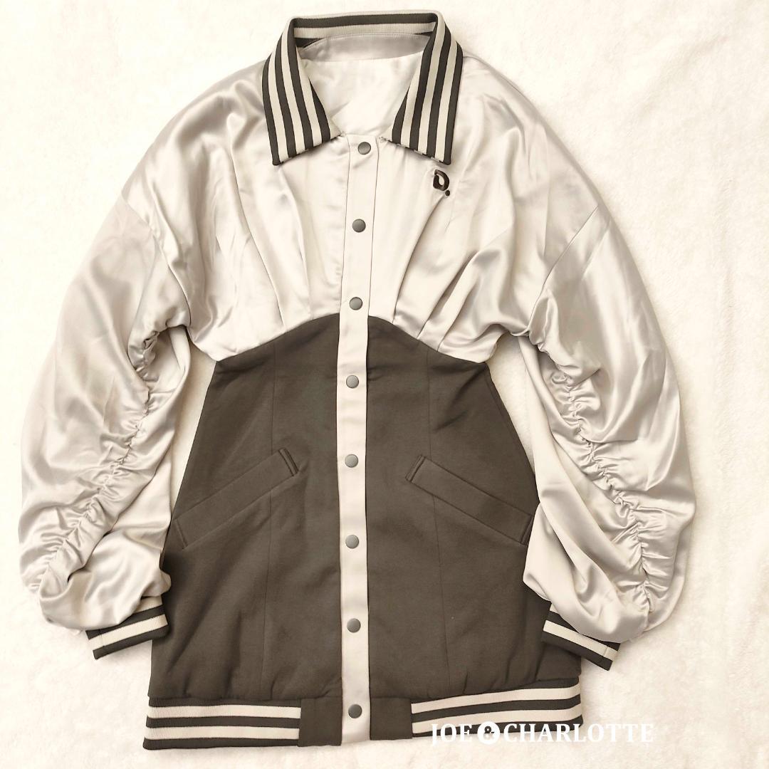 ダーリッチ darich ドルマンスリムスカジャンミニワンピース C-GRY