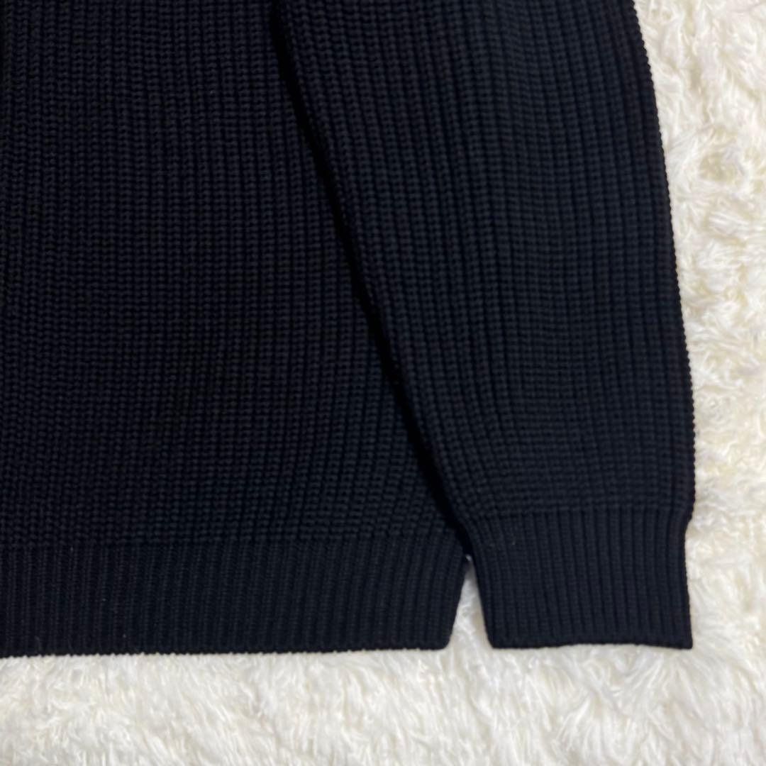 BATONER ニット シグネチャー セーター ジッパー ドライバーズニット