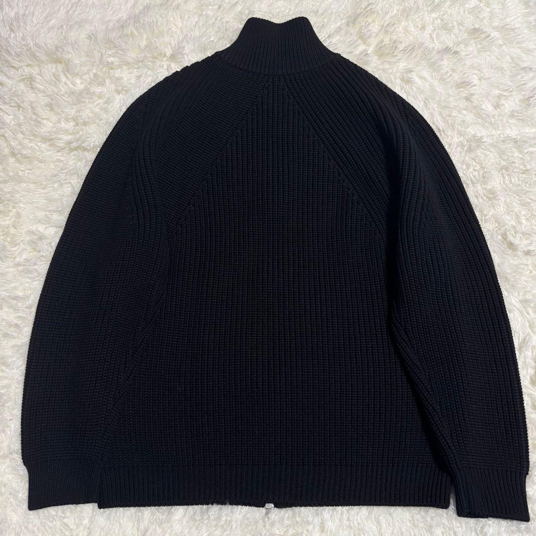 BATONER ニット シグネチャー セーター ジッパー ドライバーズニット