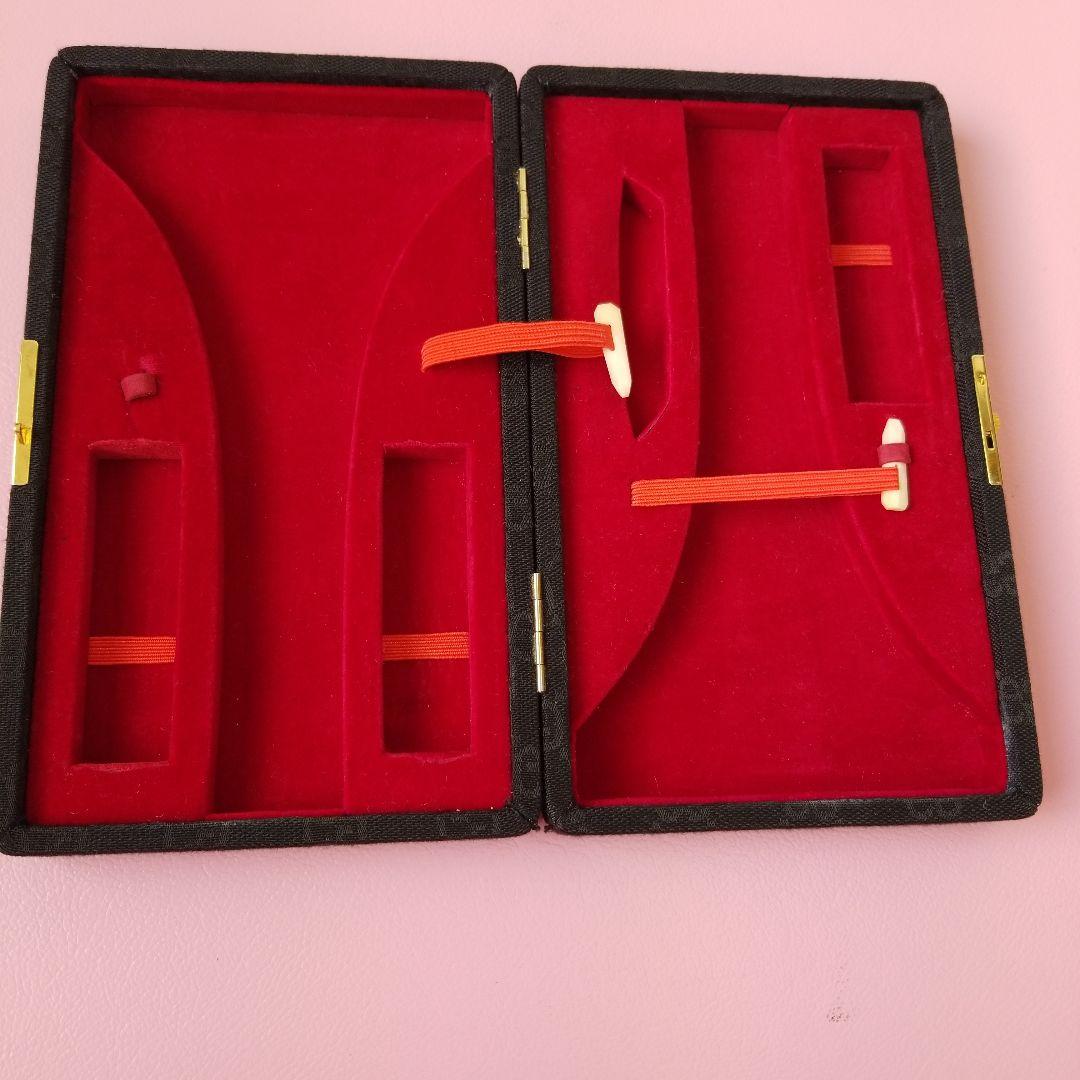 希少レア　津軽三味線撥　べっこう　水牛製品　ケース付き