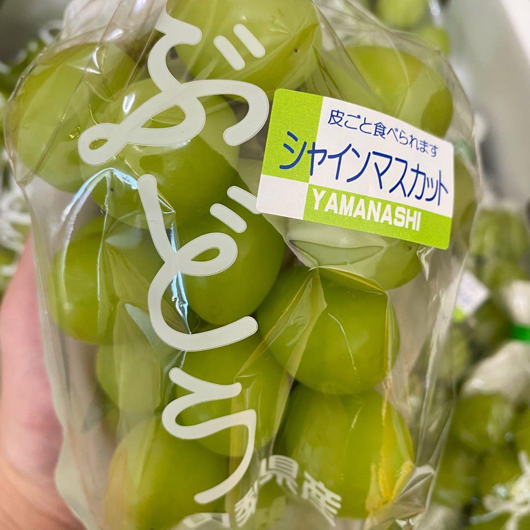 山梨県産　訳あり　家庭用　シャインマスカット　10房　箱込み4.5kg ⑱