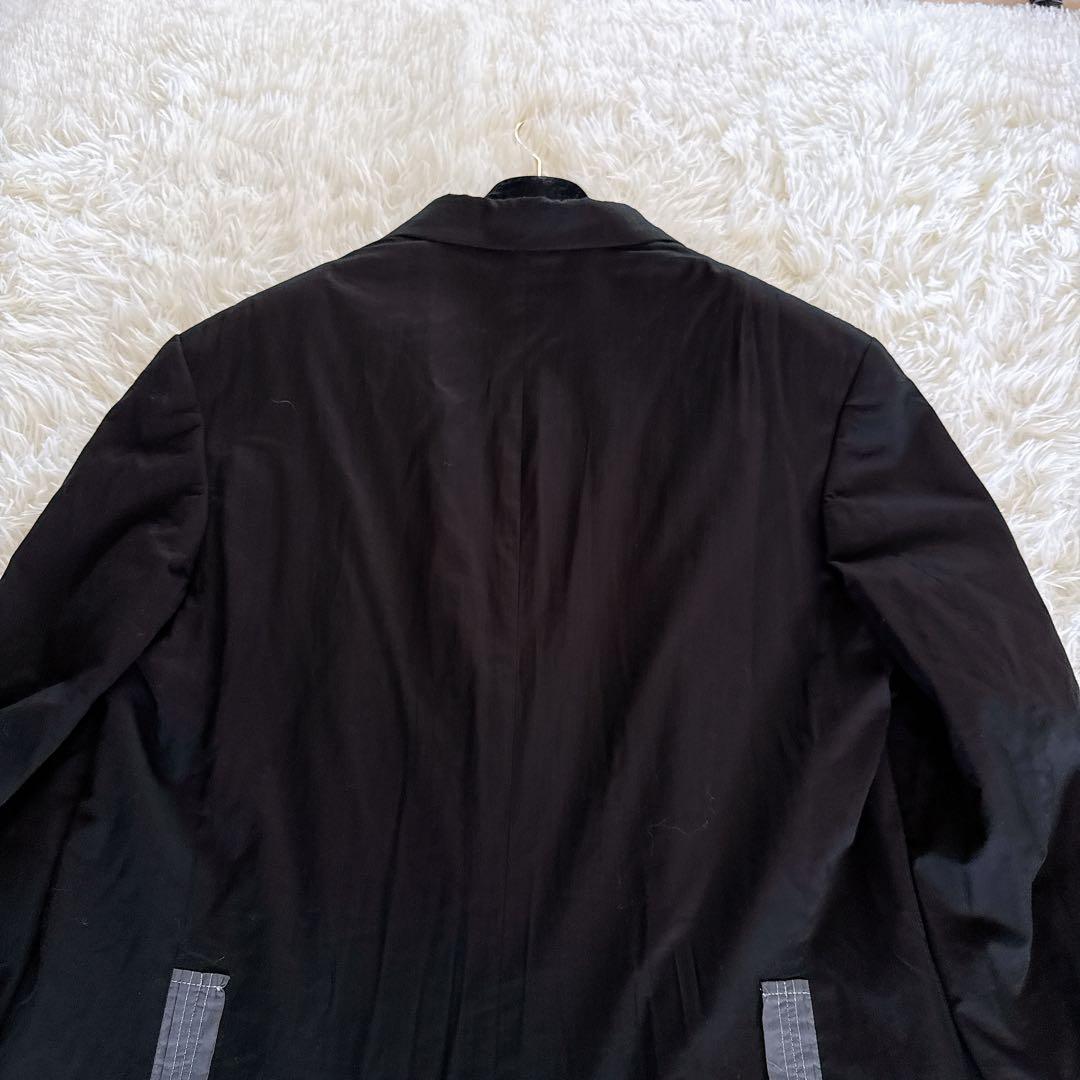 【Y's for men】ロングジャケット チェスターコート ブラック サイズ1