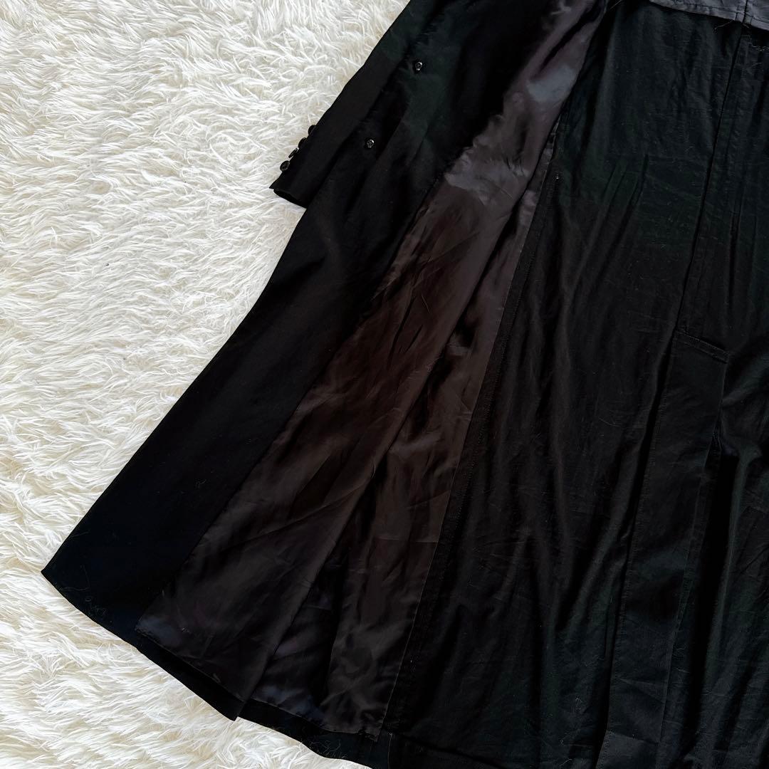 【Y's for men】ロングジャケット チェスターコート ブラック サイズ1