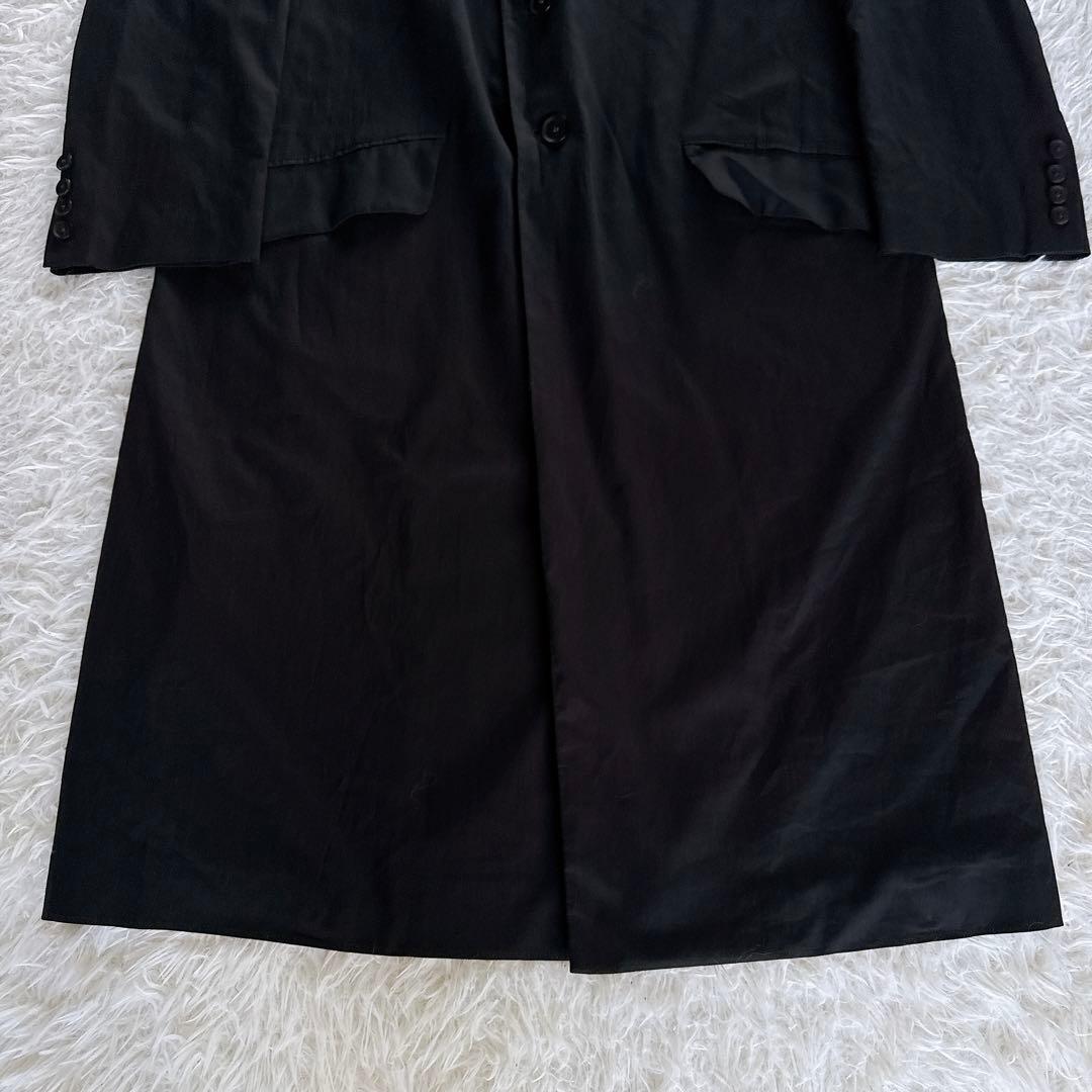 【Y's for men】ロングジャケット チェスターコート ブラック サイズ1