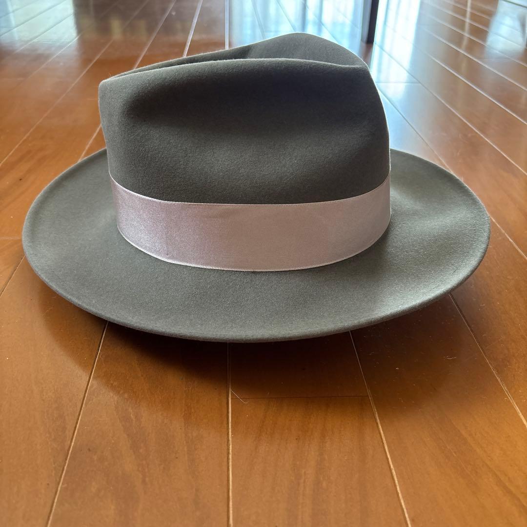 LEE コメンテーターハット40年代〜50年代　59センチ　ジョニーデップ