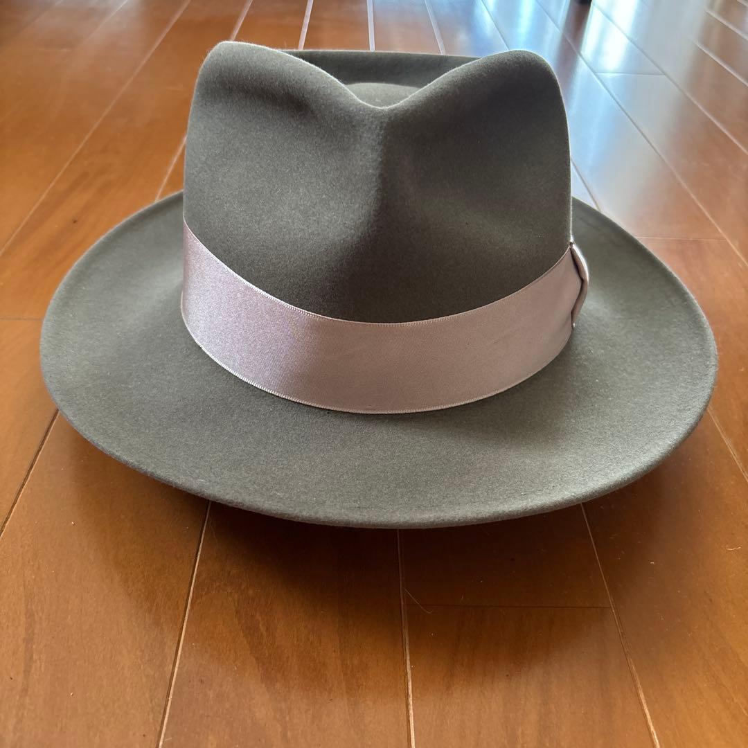 LEE コメンテーターハット40年代〜50年代　59センチ　ジョニーデップ