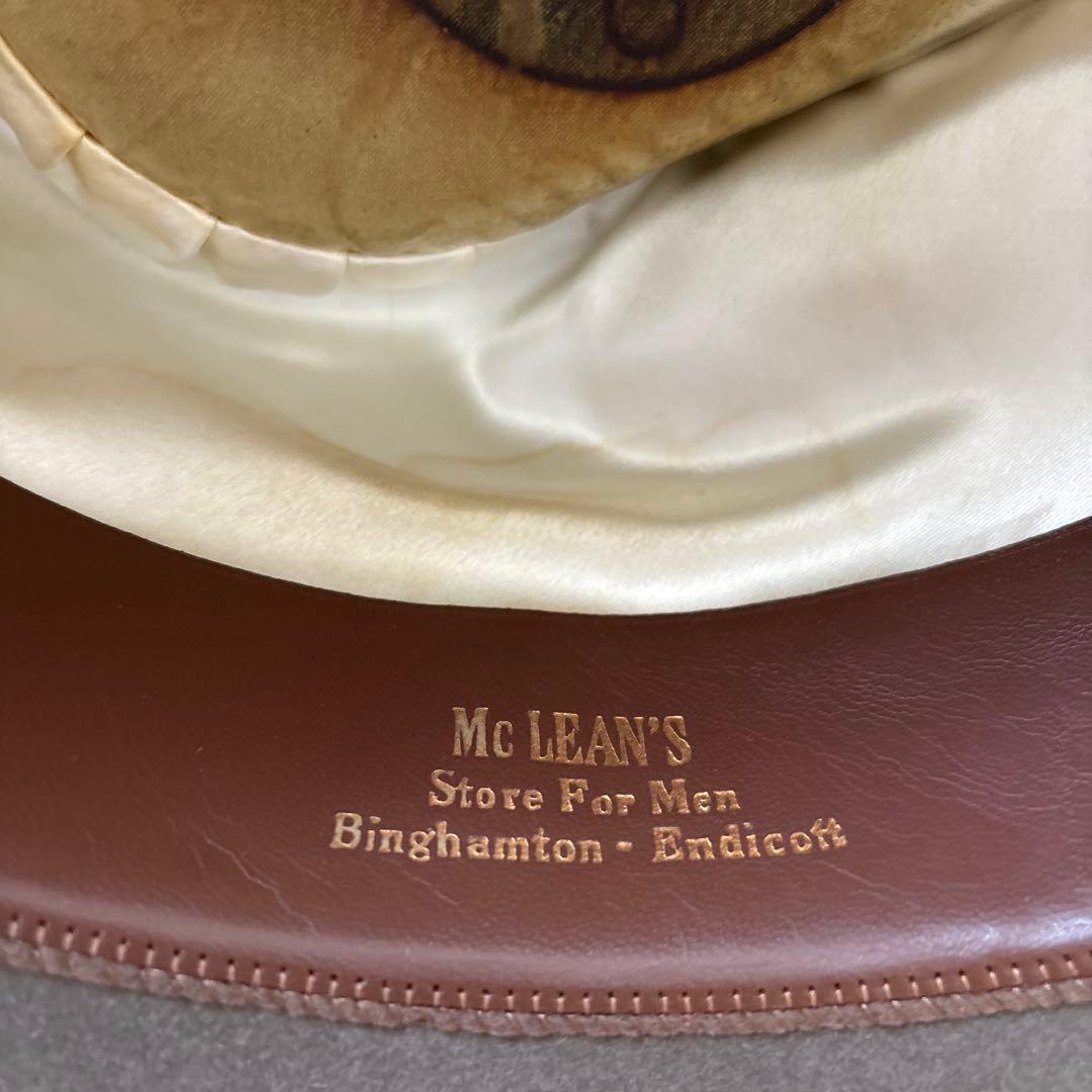 LEE コメンテーターハット40年代〜50年代　59センチ　ジョニーデップ