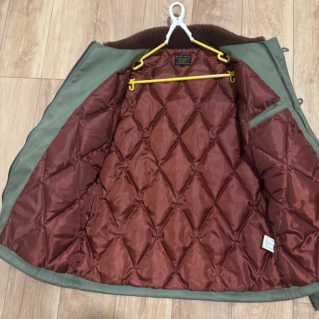 AT-DIRTY デッキジャケット　カーキ