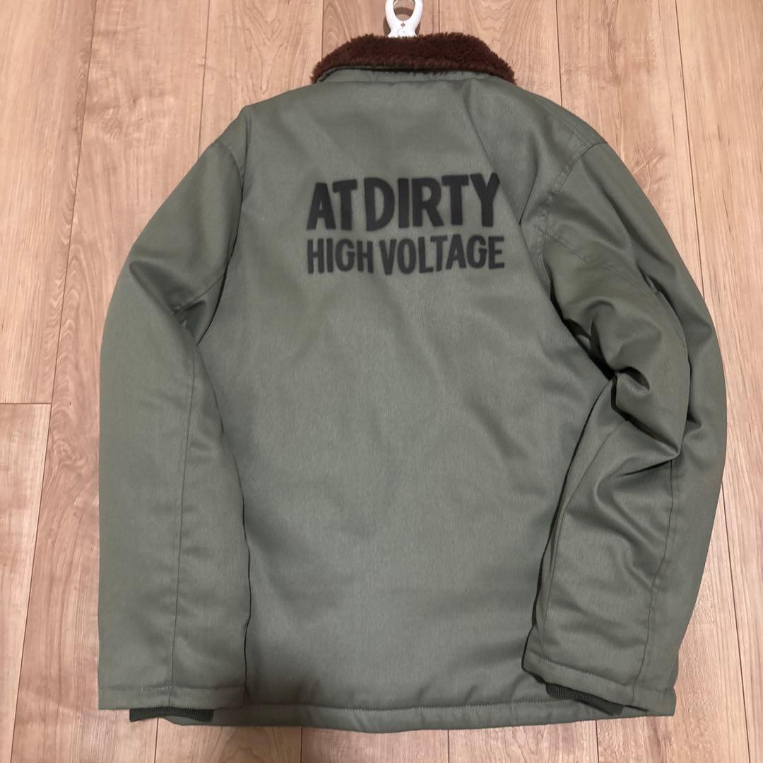 AT-DIRTY デッキジャケット　カーキ