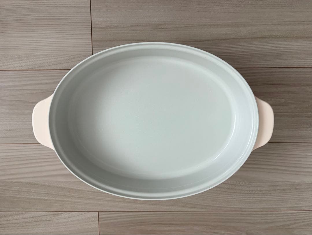 BRUNO オーバルホットプレート クリーム色