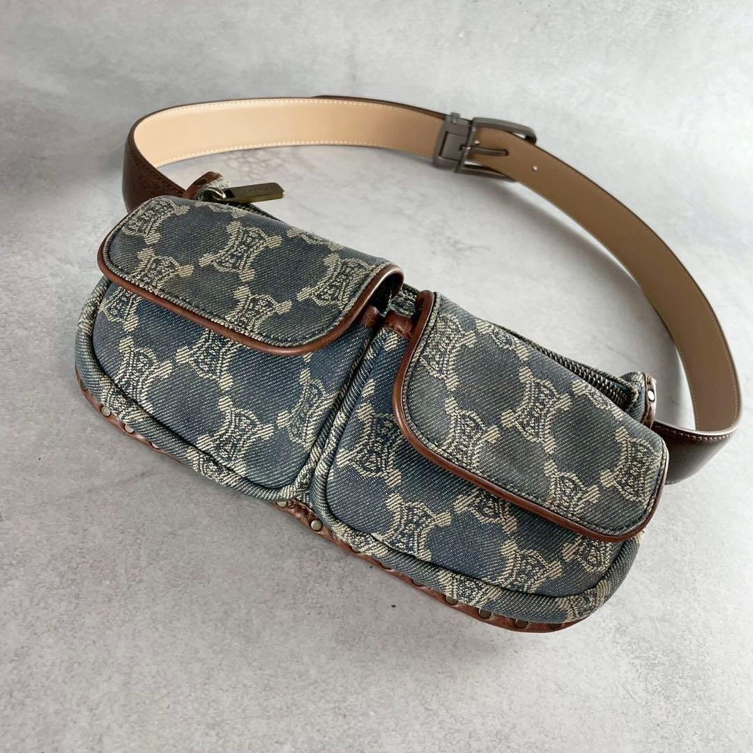 美品 ✨ CELINE ウエストバック デニム パリマカダム