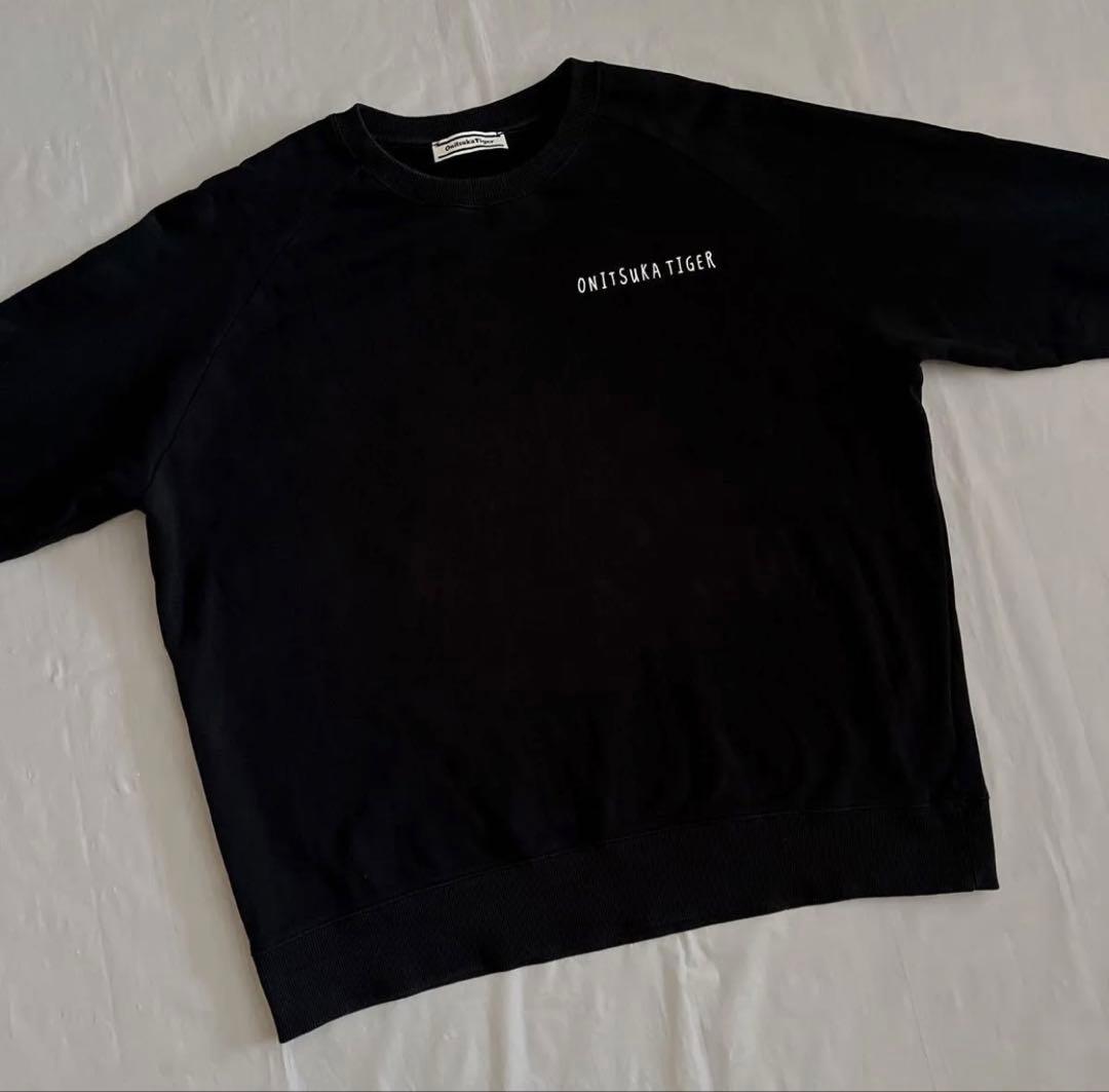 オニツカタイガー　トレーナーバックロOnitsukaTiger ユニセックス