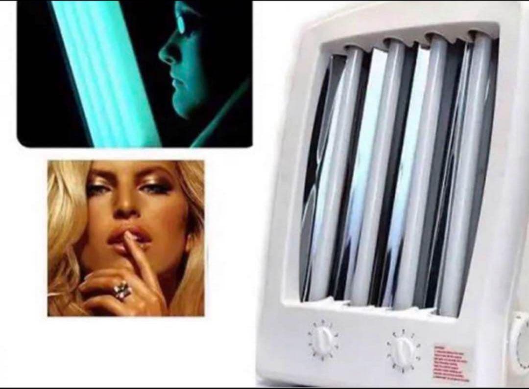 フェイス 顔 日焼マシーン 日焼けマシン 100V 4本 1分～60分タイマー付