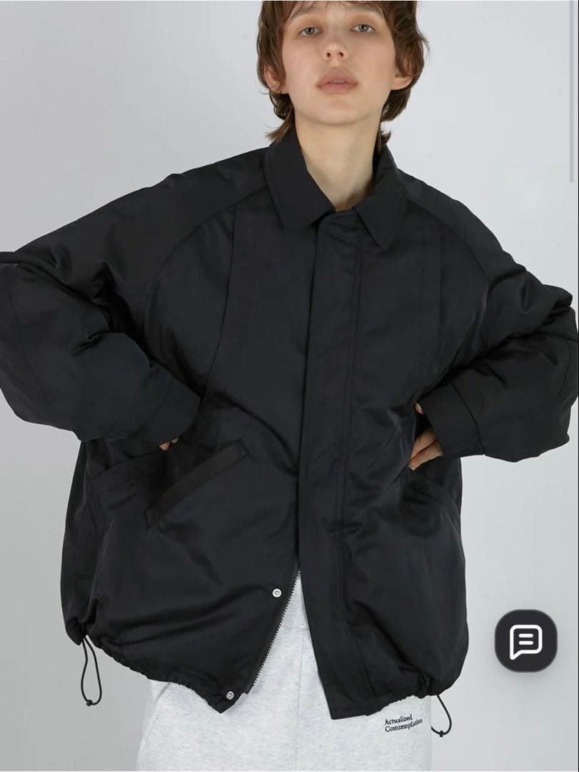 ジャケット・アウター lapeaudegem zip puff blouson