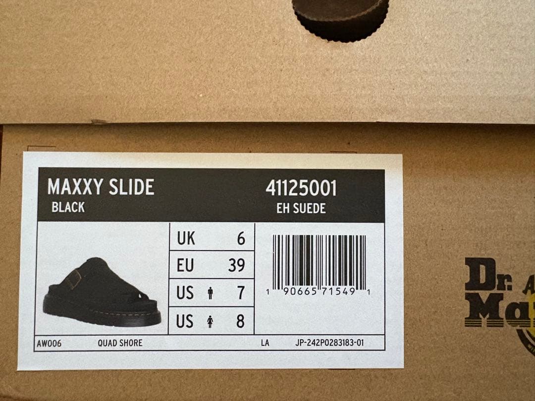 Dr. Martens ブラックサンダル