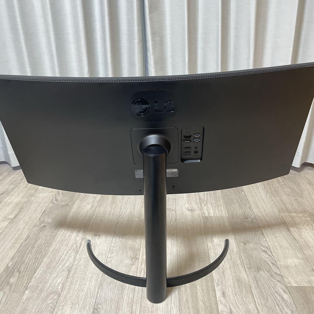 LG 湾曲モニター　ジャンク　34WR55QC-B 製造24年12月
