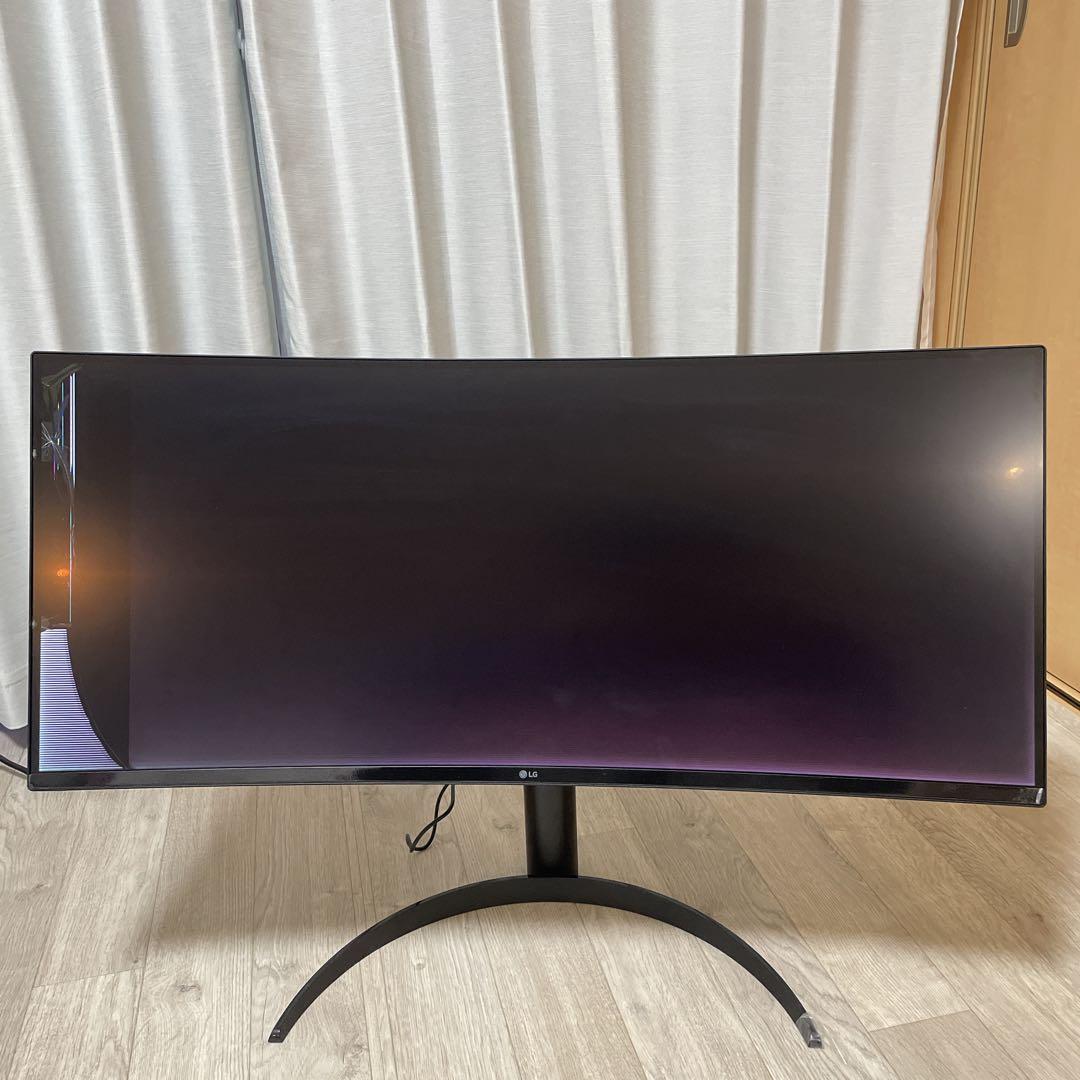 LG 湾曲モニター　ジャンク　34WR55QC-B 製造24年12月