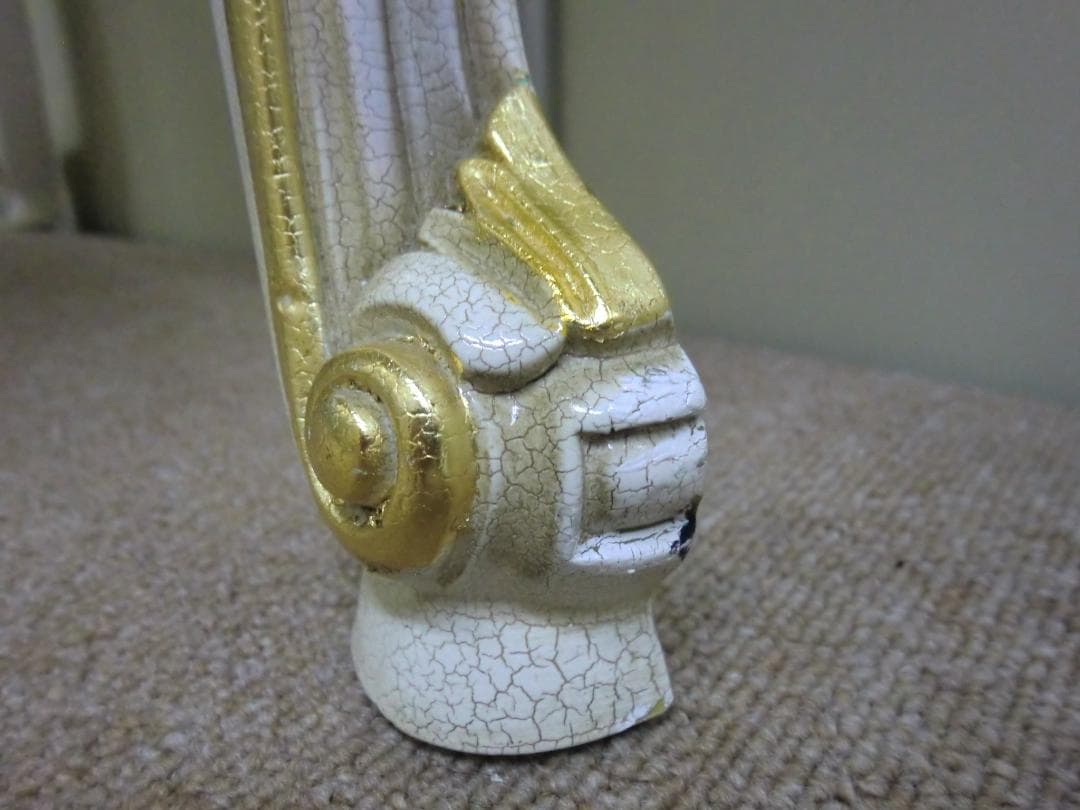 【中古品】RIO FURNITURE　ロココ調コンソールテーブル 引出し2杯付