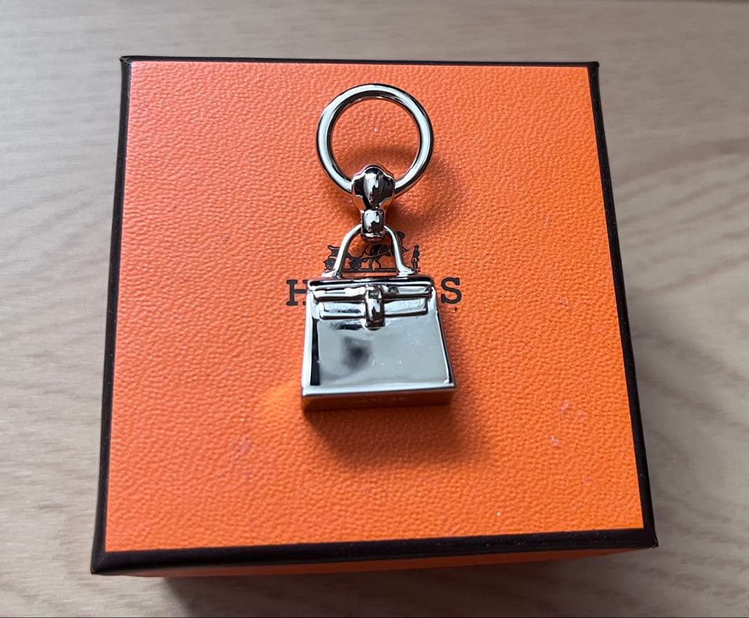 エルメス　ミニケリー　ツイリーリング　シルバー