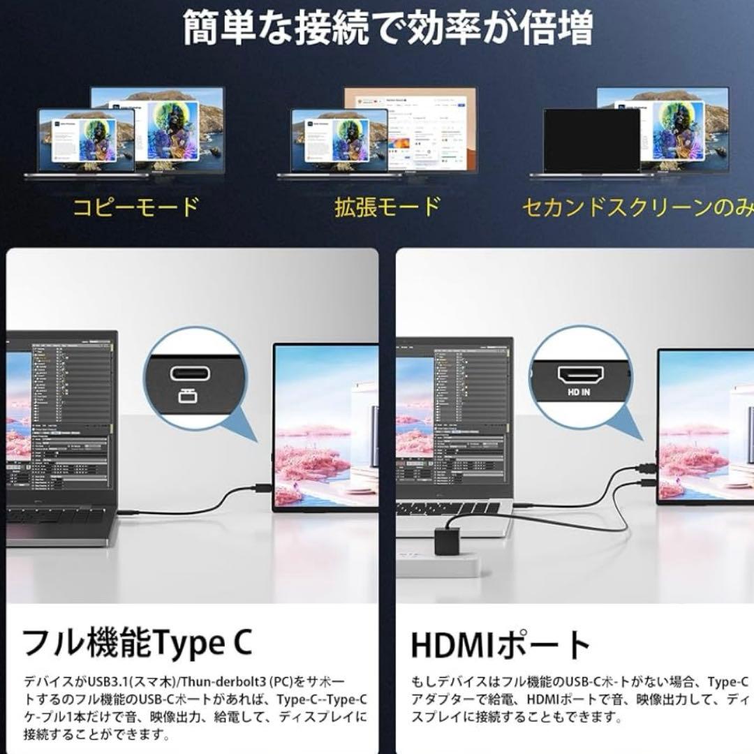 モバイルモニター 16.0インチ 144Hz AndroidTV搭載 ゲーミング