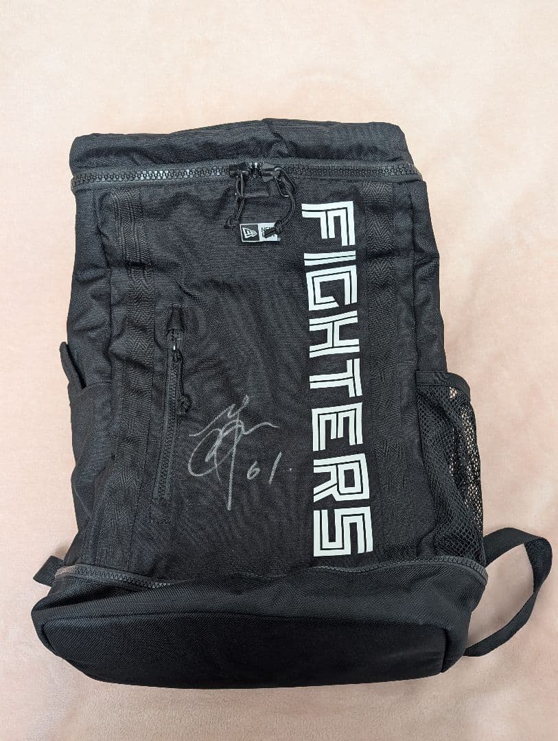 ファイターズ　NEWERA　ボックスバッグ　リュック　　今川優馬サイン入り