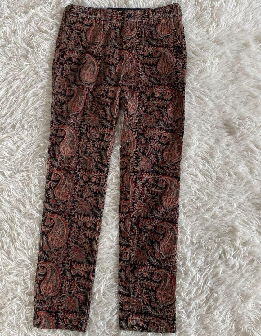 ケイちゃんエンジニアードガーメンツ ペイズリーコーデュロイ　セットアップ