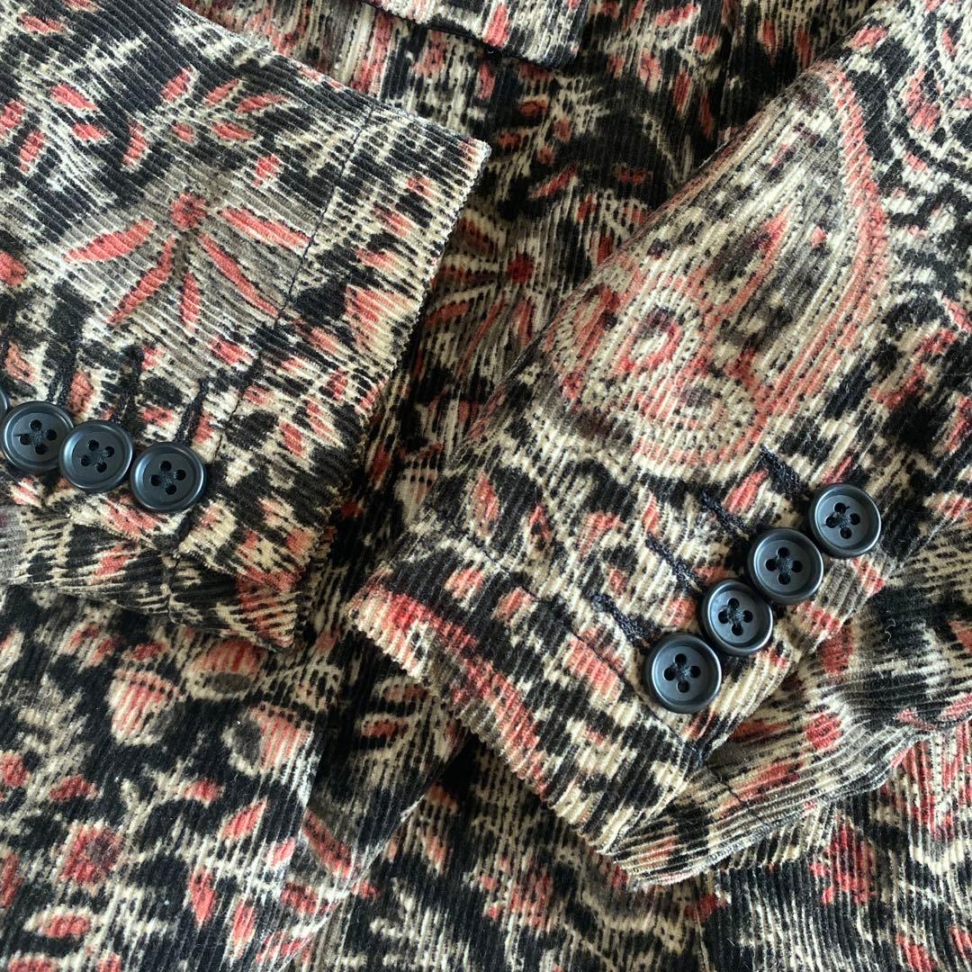 ケイちゃんエンジニアードガーメンツ ペイズリーコーデュロイ　セットアップ