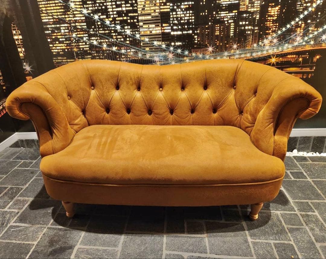 RELAX FORM 関家具 リラックスフォーム 2人掛けソファ　ボタンダウン