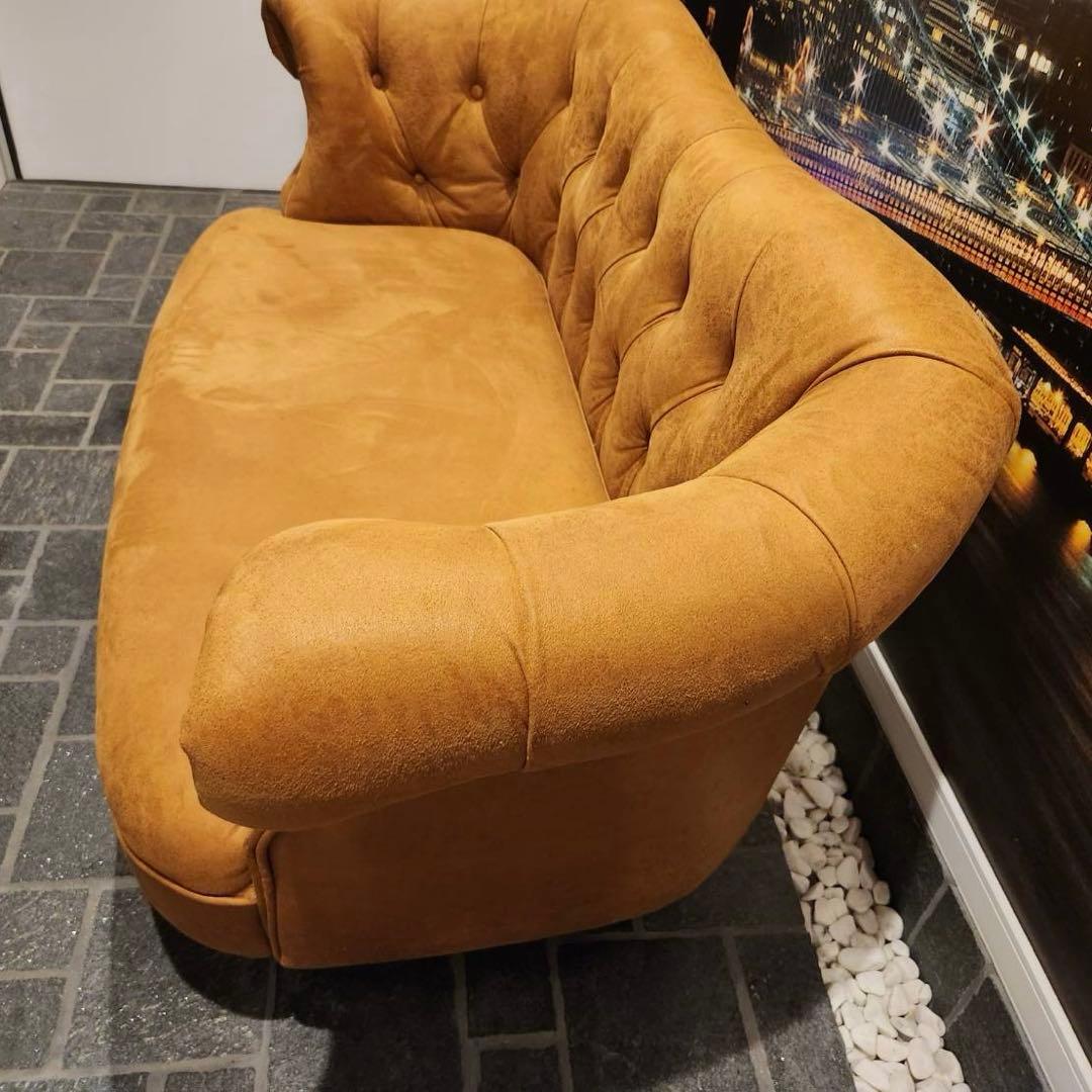 RELAX FORM 関家具 リラックスフォーム 2人掛けソファ　ボタンダウン