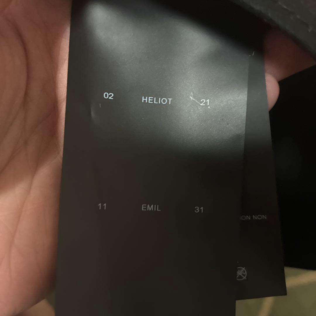 【極美品】Heliot emil キャップ HE Cap