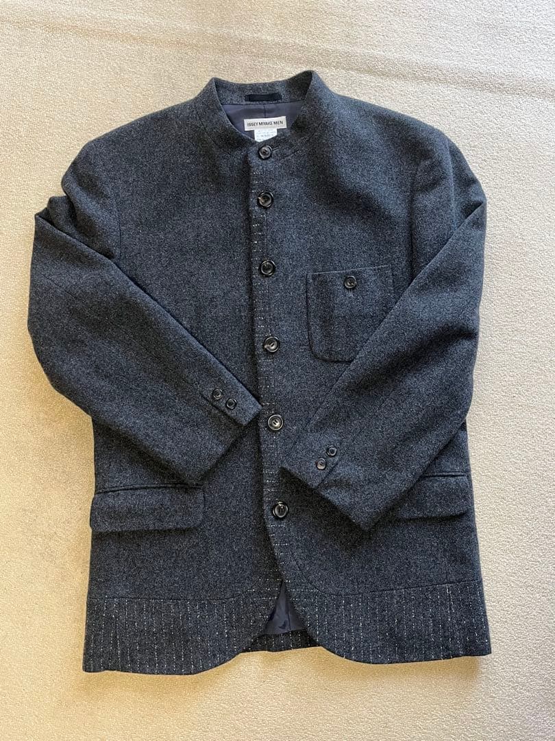 ISSEY MIYAKE MEN ノーカラー ジャケット