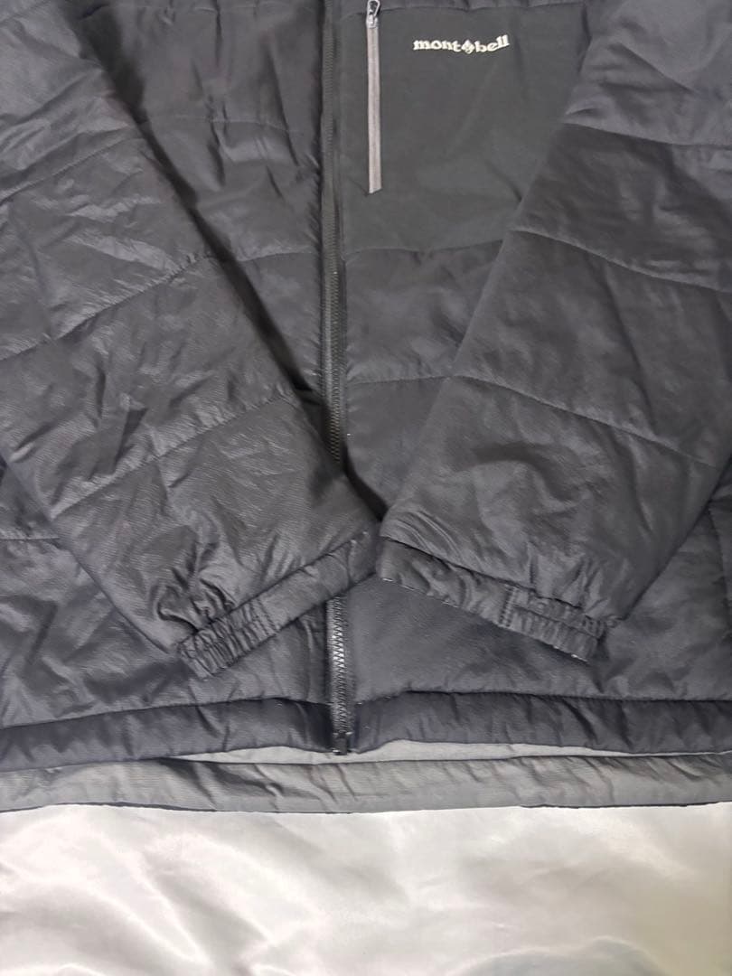 モンベル サーマラップ パーカ リバーシブル 撥水加工 Lサイズ 黒