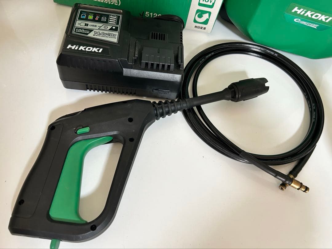 ♪HiKOKI ポータブル高圧洗浄機 AW 18DBL 充電器付♪