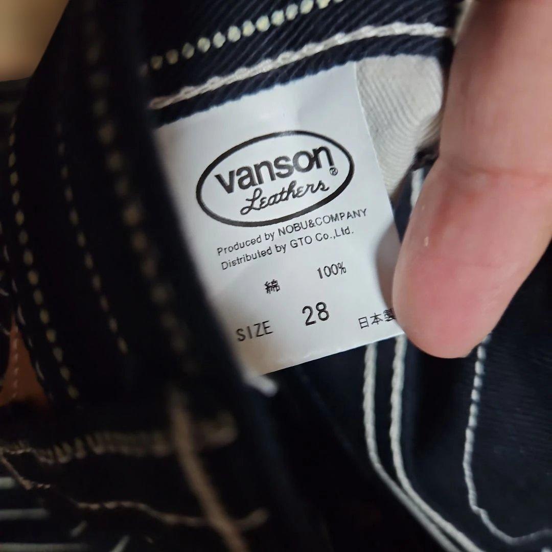 美品！vanson ウォバッシュパンツ サイズ28