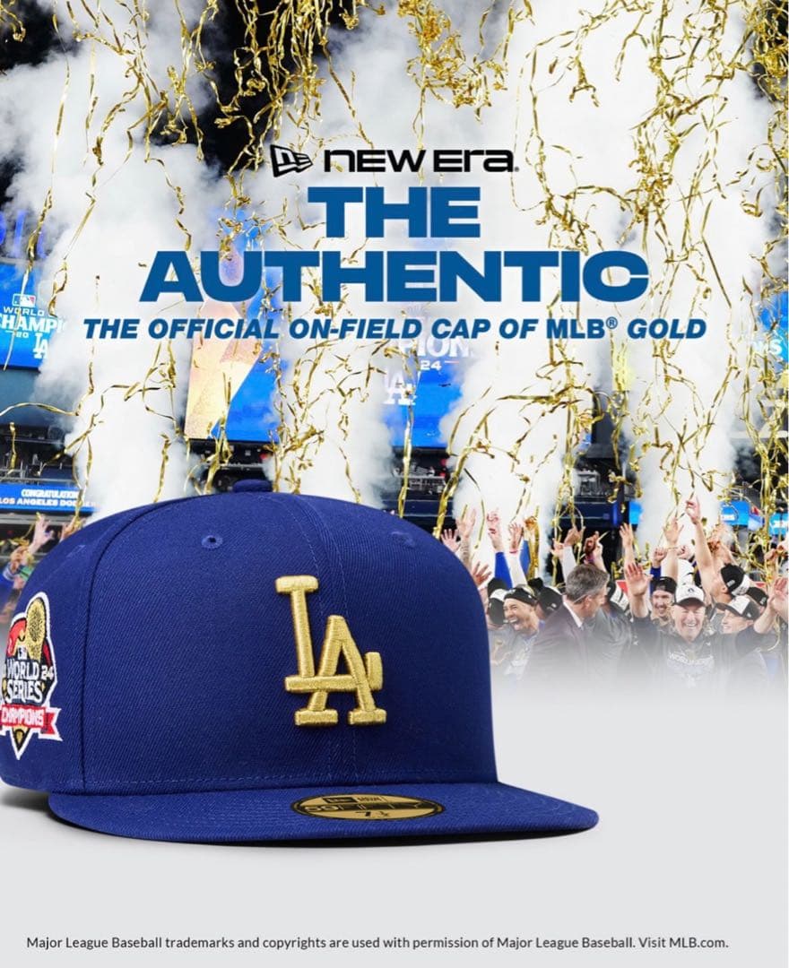 ドジャース 59FIFTY キャップ 71/2 ゴールドコレクション 新品未使用