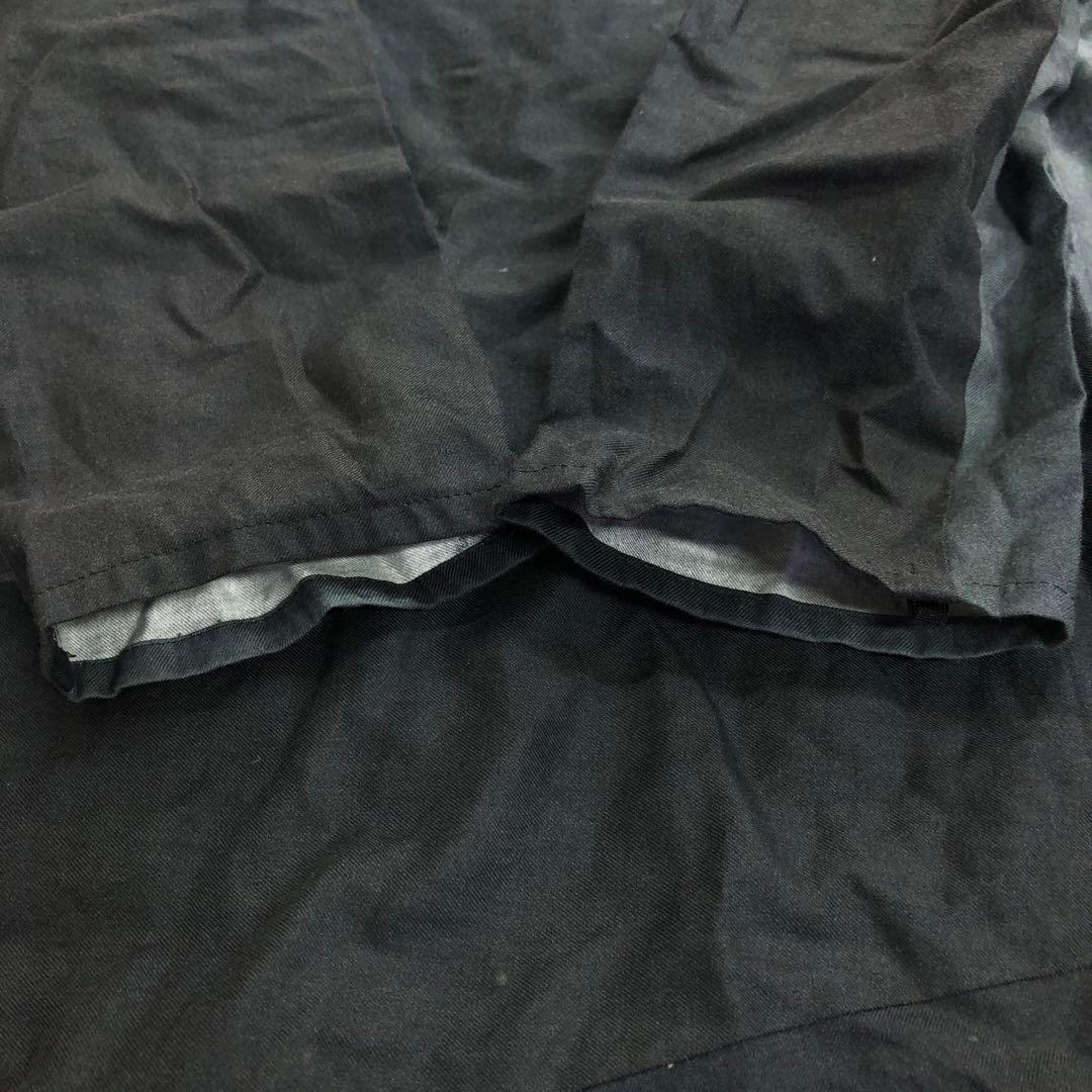 慈雨 日本製 古着 オーバーシルエット アシンメトリー マーブル ワンピース